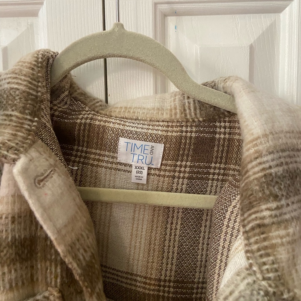 Plaid Button-Up Jacket - image 2